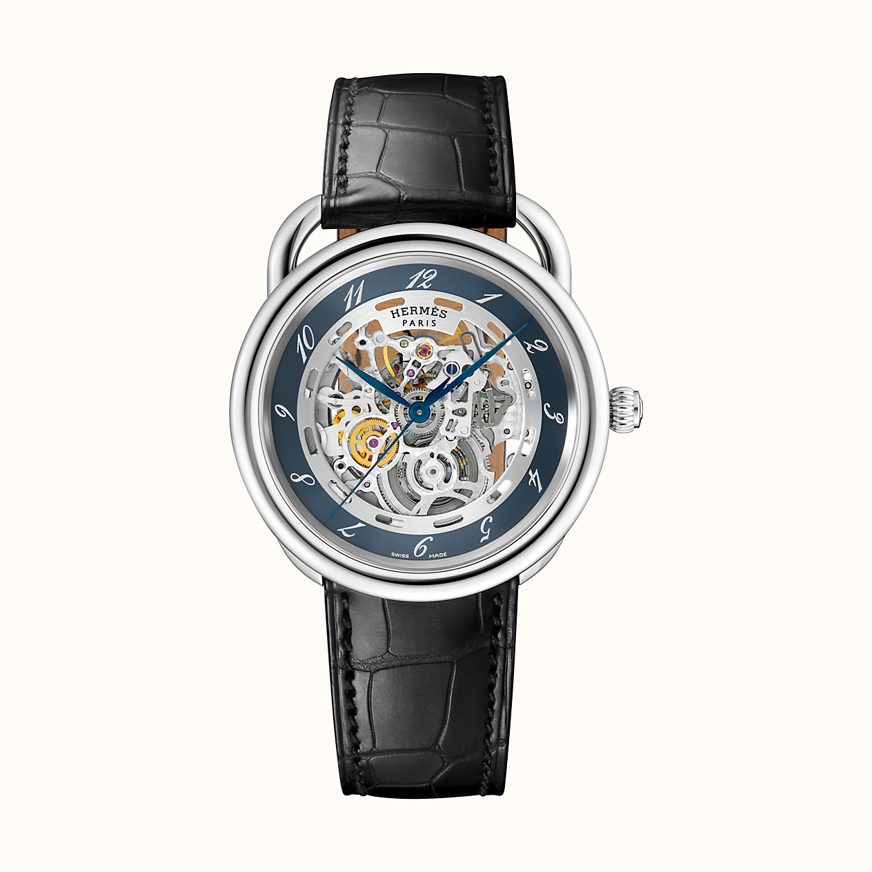 에르메스 Arceau Squelette watch, 41 mm W035080WW00